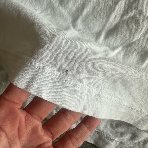 Classic White V-Neck T-Shirt - Picture 2 of 2